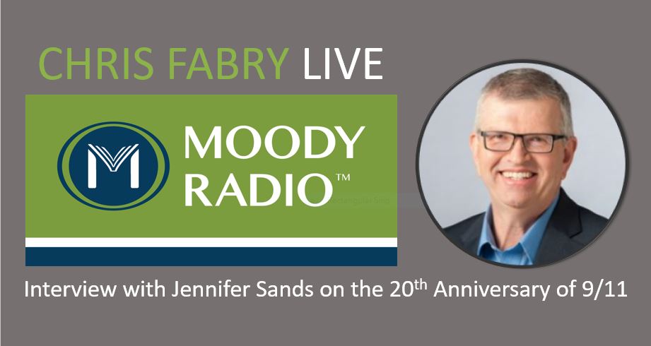 Jennifer Sands on Chris Fabry Live (Moody Bible Radio), 9/10/2021